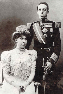 Ena y Alfonso XIII. Ena y Alfonso XIII.