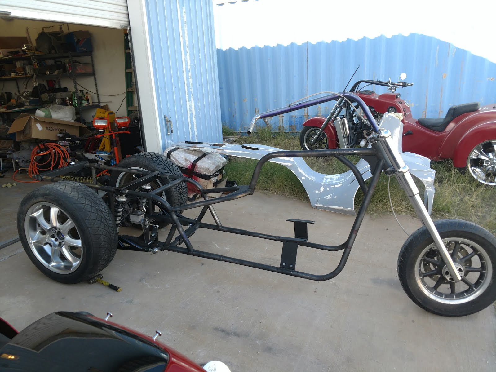 v8 trike rolling chassis
