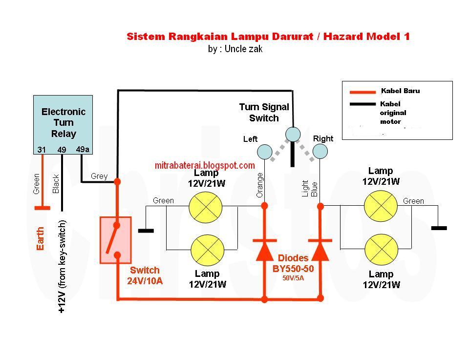 [DIAGRAM] Wiring Diagram Lampu Hazard Mobil