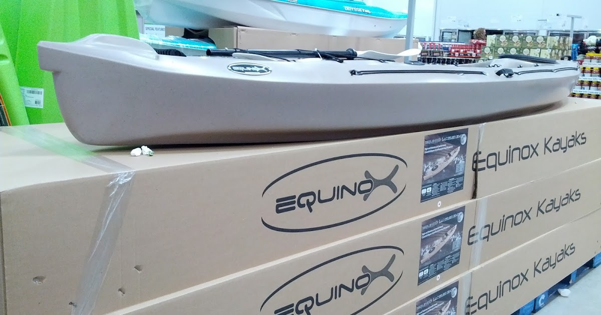 Equinox Kayaks 13.4F Angler Fishing Kayak Costco Weekender