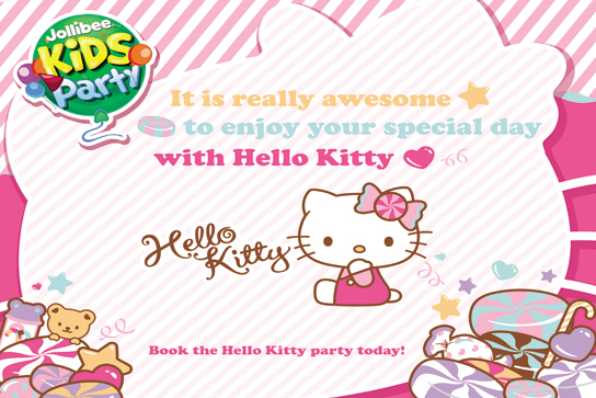 Hello Kitty Jollibee party theme