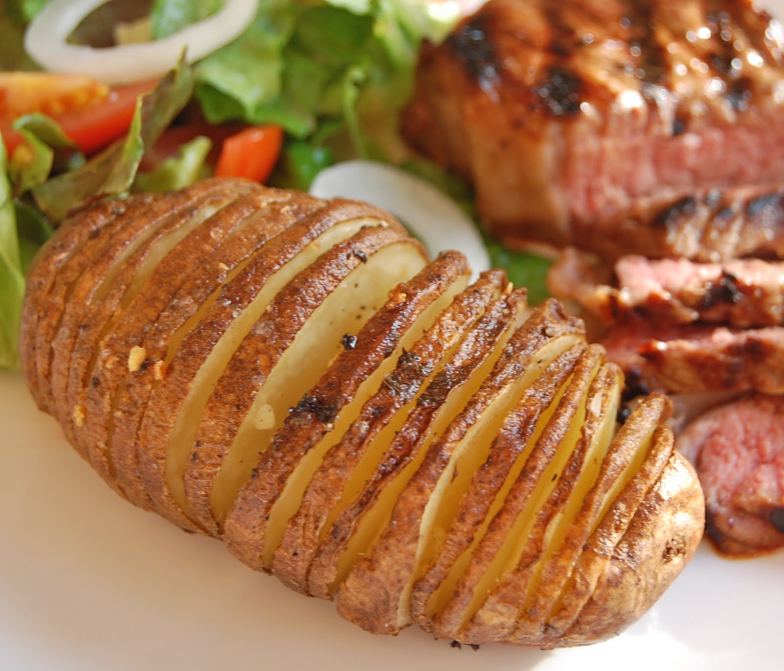 Chef Mommy Hasselback Potatoes