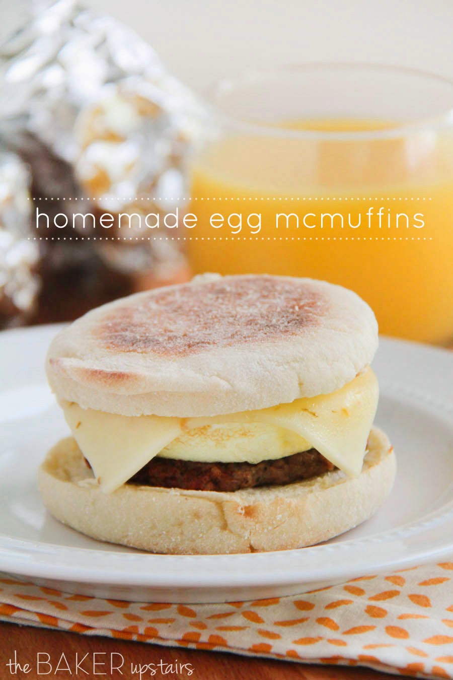 homemade egg mcmuffins The Baker Upstairs