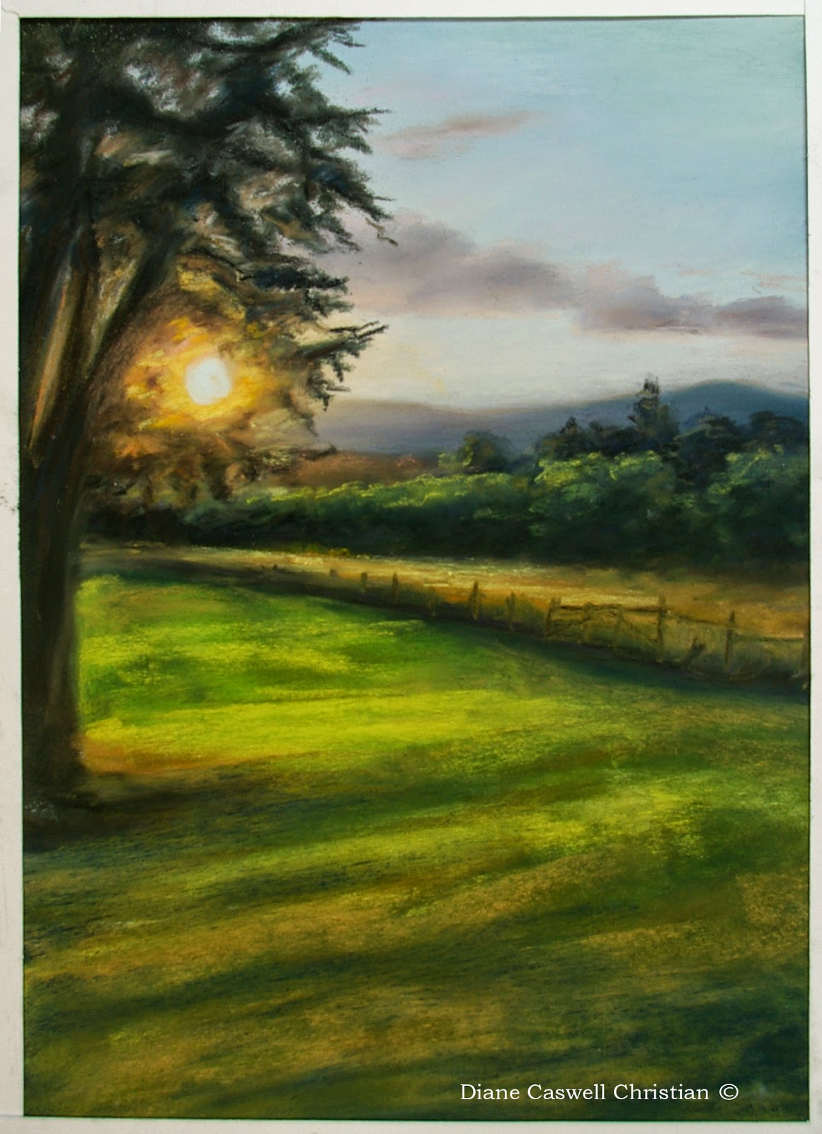 Felt Inspiration Unframed pastel painting GiveAway