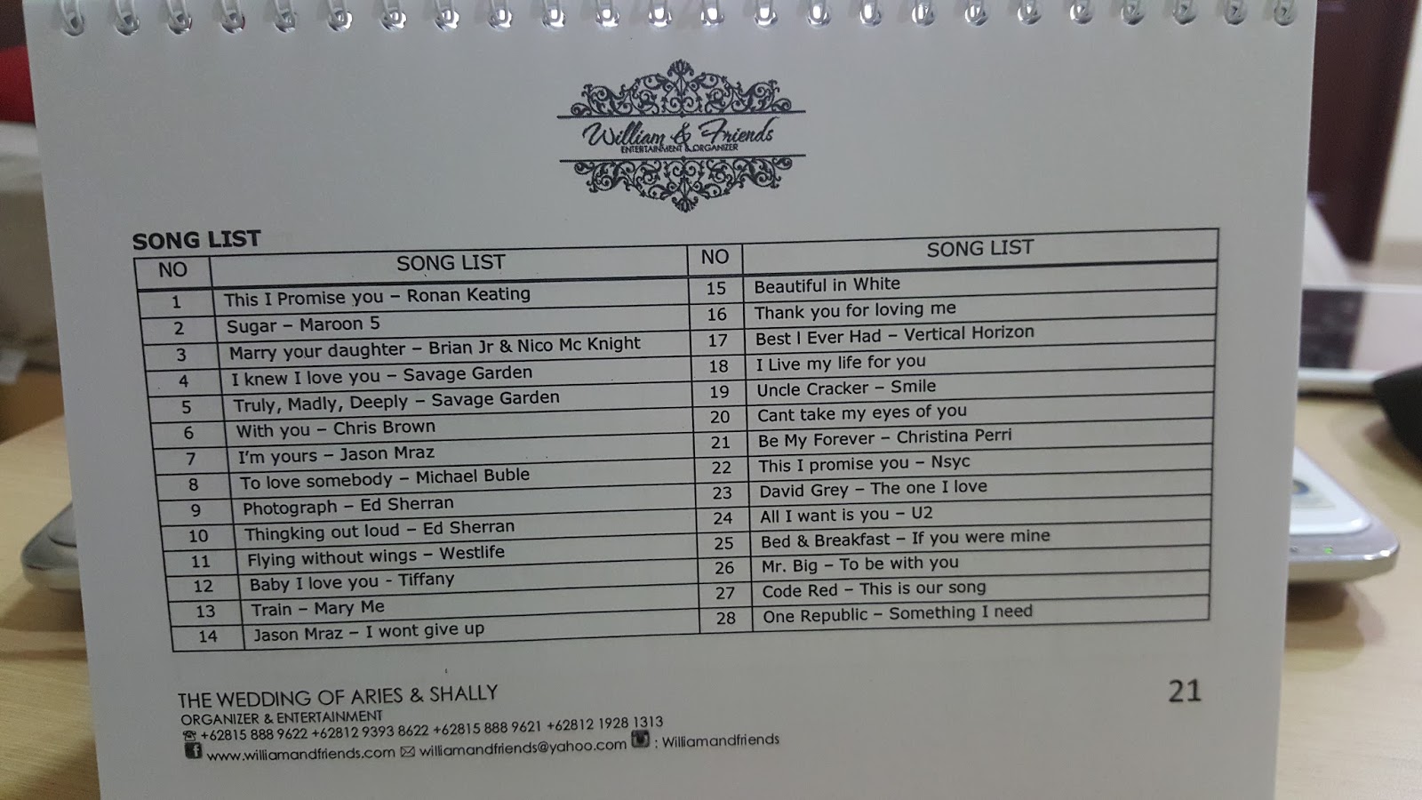 Song List Untuk Wedding shl s review series 1 wedding organizer and entertainment Song List Untuk Wedding shl s review series 1 wedding organizer and entertainment