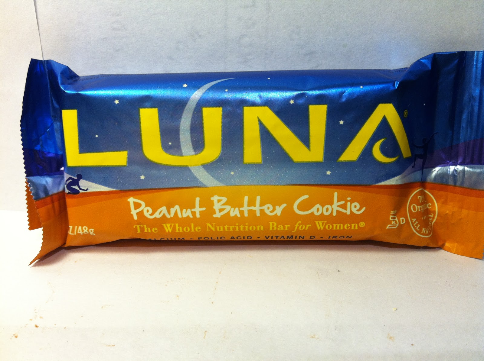 Crazy Food Dude Review LUNA Peanut Butter Cookie Nutrition Bar