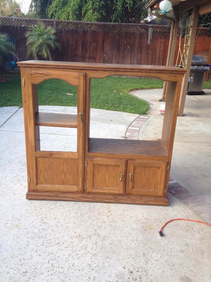 The Romantic Seamstress TV stand to kitchen