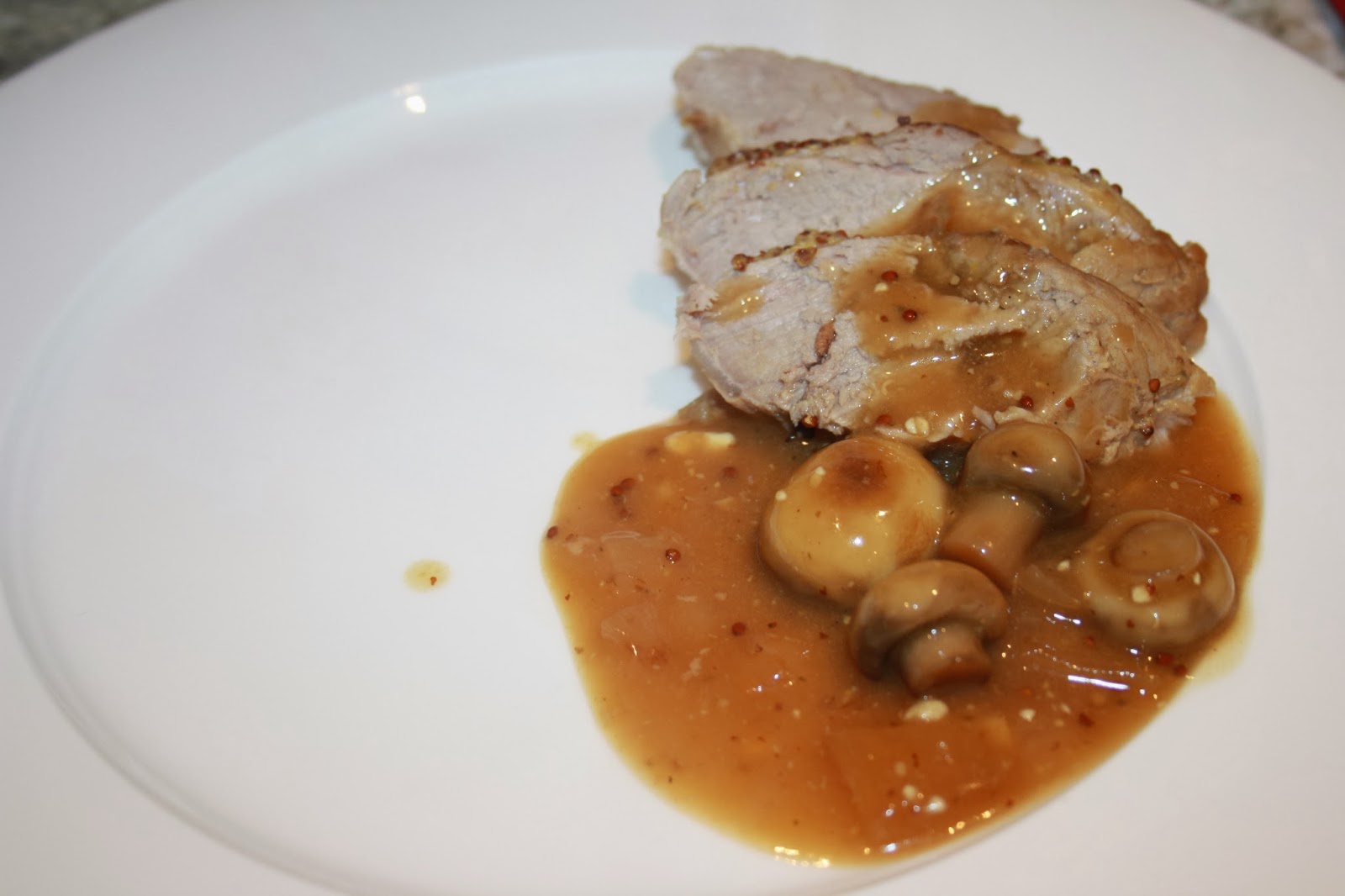 Caroline Makes.... Pork in a Spiced Cider and Mustard Sauce