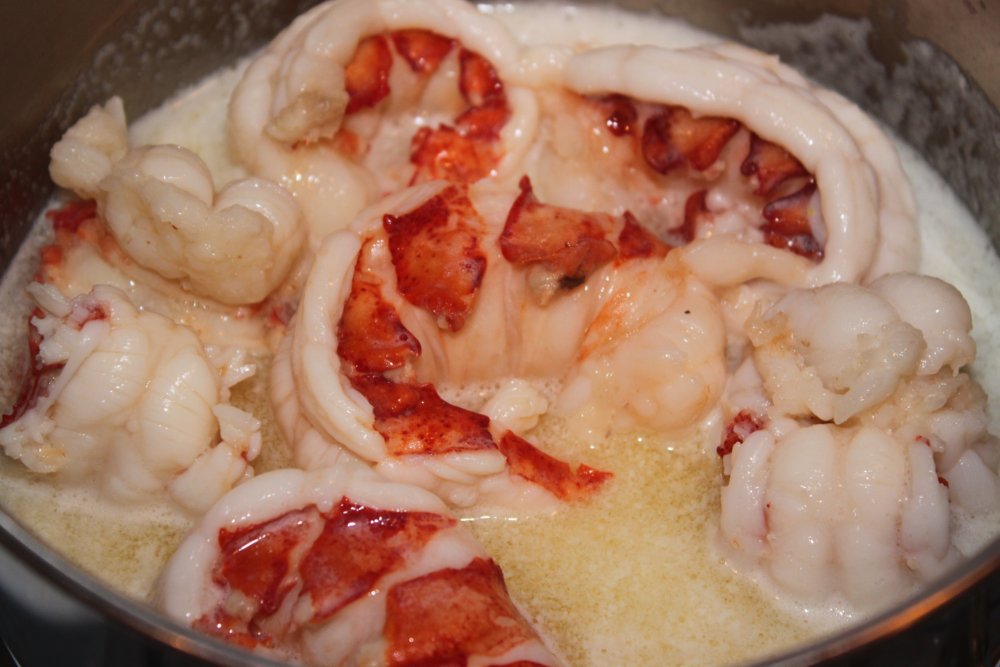 Butter Poached Lobster with Creamy Meyer Lemon Risotto