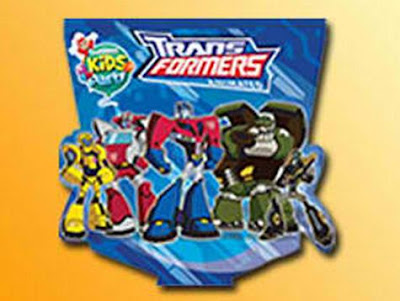Jollibee party package - Transformers invitation cards