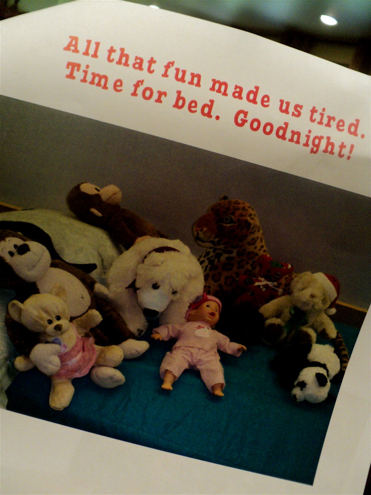 Stuffed Animal Sleepover