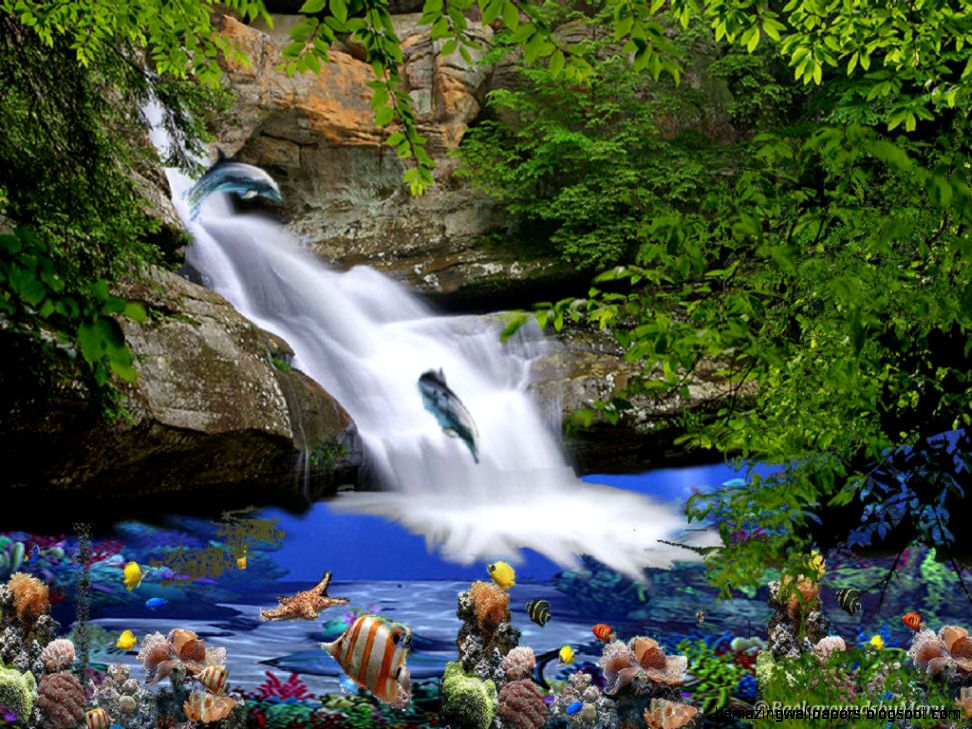 Rainbow Tropical Rainforest Waterfalls Desktop Wallpaper Rainbow Tropical Rainforest Waterfalls Desktop Wallpaper