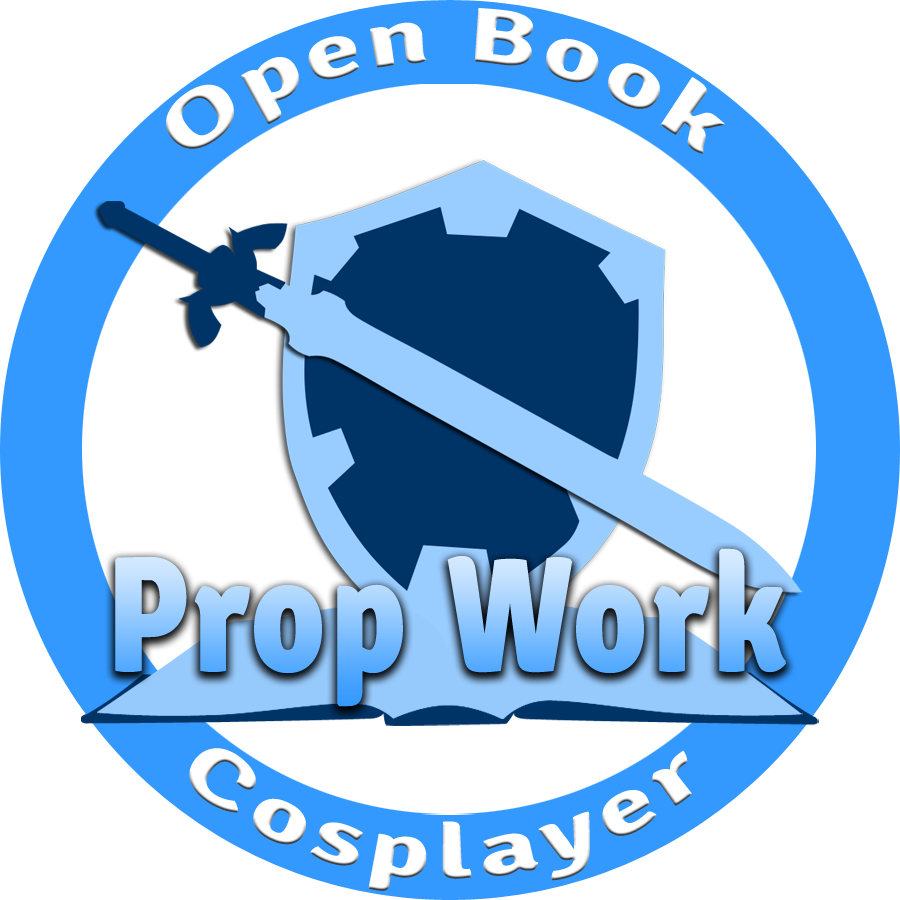 open book cosplayer - prop work