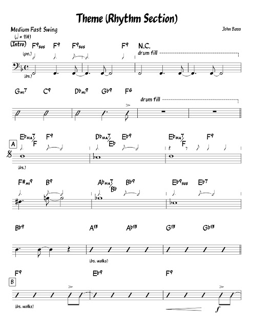 Jazz Lead Sheet Free musescore notation Alvaro Buitrago