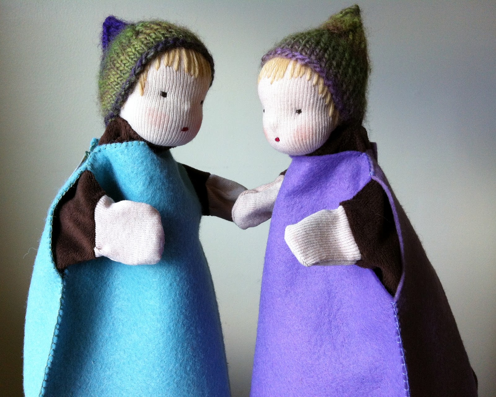 we bloom here Making Waldorf Inspired GlovePuppets a tutorial