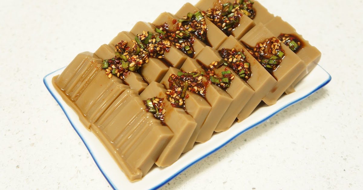 Kimchi House How to make acorn jelly(Dotori Muk) powder & Seasoned