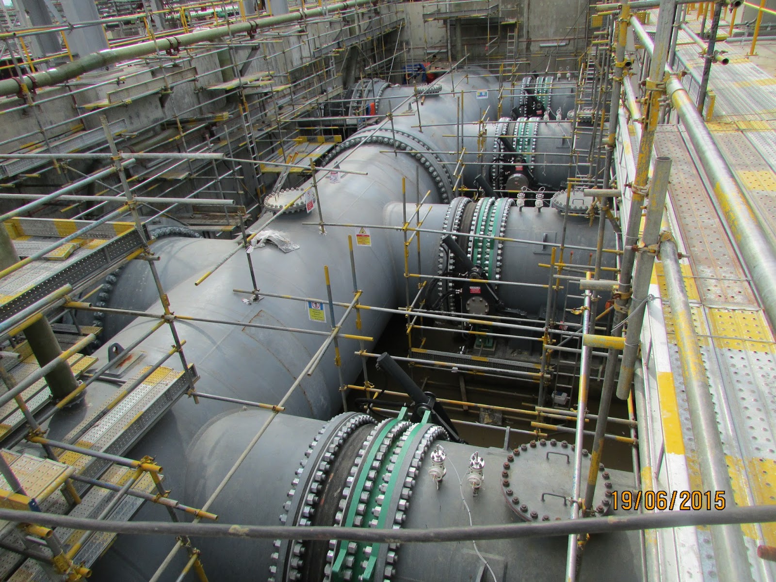 TJN04 21.06.2015 Main Cooling Water piping Completion