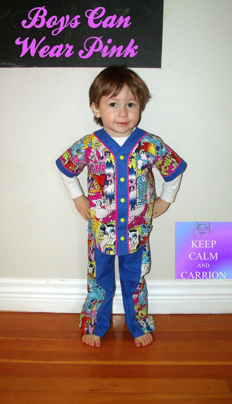 original pink outfit for boys
9