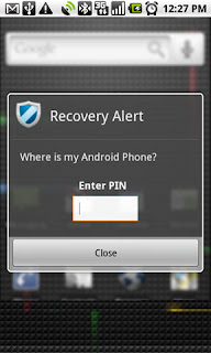 screenshot of Mobile defense android app