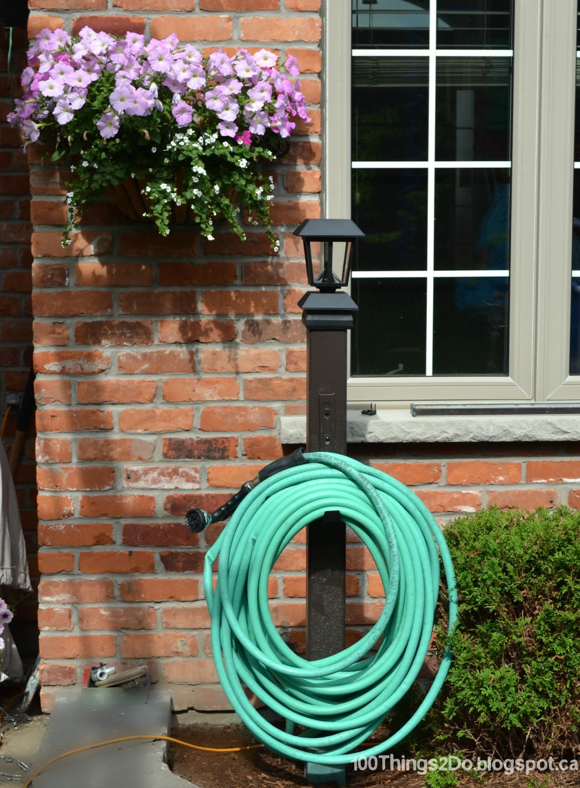 100 Things 2 Do DIY Hose Reel / Hose Post
