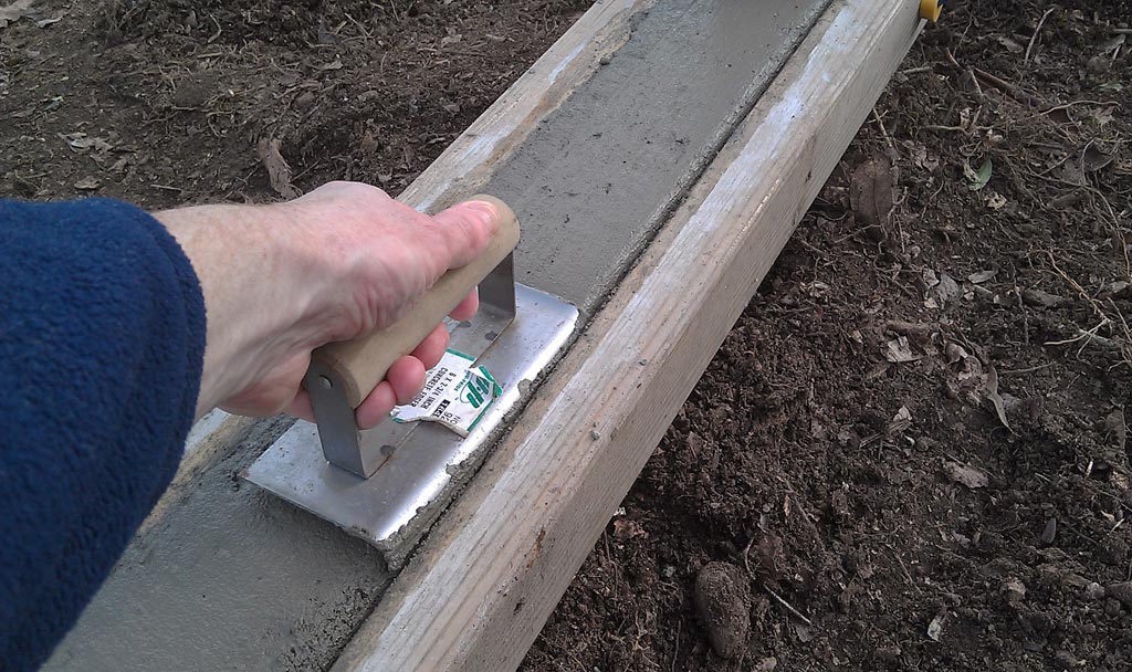 Made by John Using a Concrete Edger