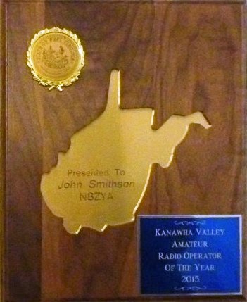 Kanawha Valley 2015 Operator of the Year Award
