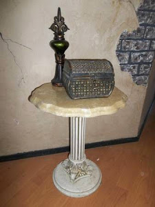 Marble plant table $sold