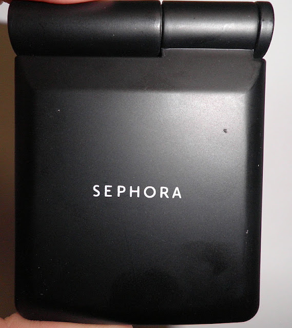 I swatch it, so you don't have to! Sephora compact lighted mirror!