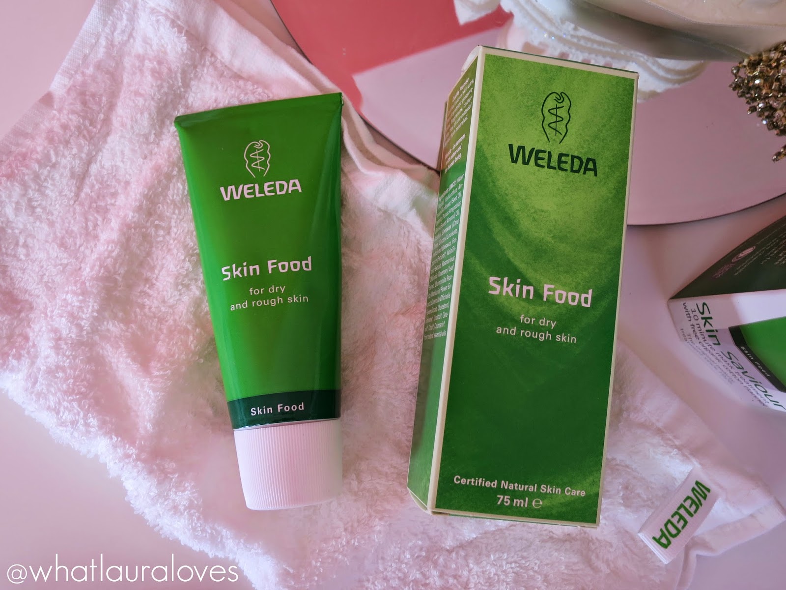 Weleda Skin Food & Saviour Gift Pack Face Mask & Review What Laura Loves
