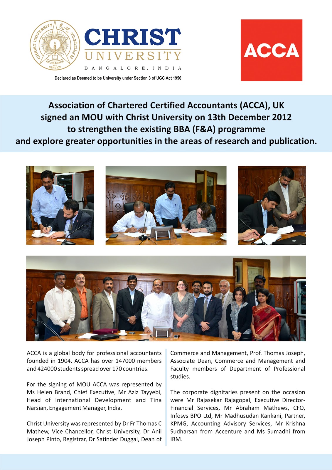 Blogger Association of Chartered Certified Accountants (ACCA), UK