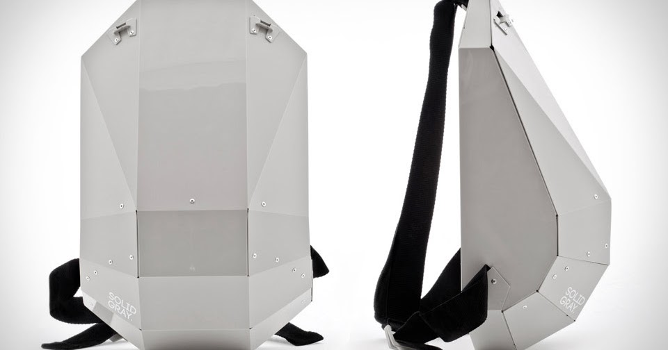 pink and gray backpack