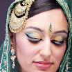 Arabic Bridal Dramatic Green Makeup
