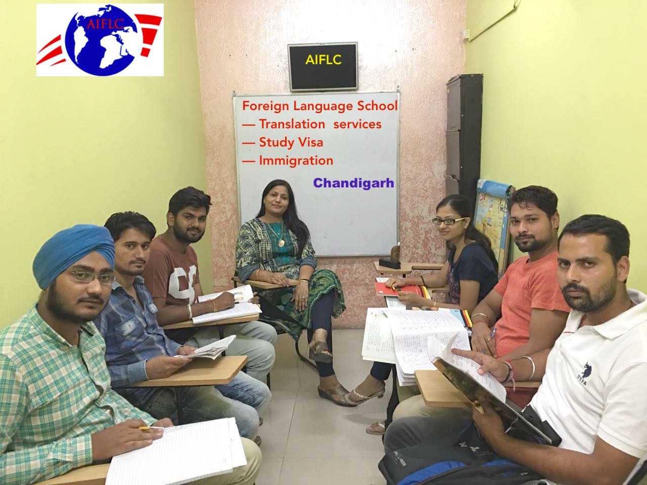 AIFLC swedish language institute in Chandigarh 9888012118