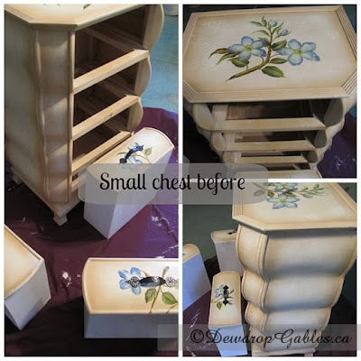Mixing Custom Colors With Annie Sloan Chalk Paint - Chest Of Drawers Makeover By Dewdrop Gables - Featured On Furniture Flippin'
