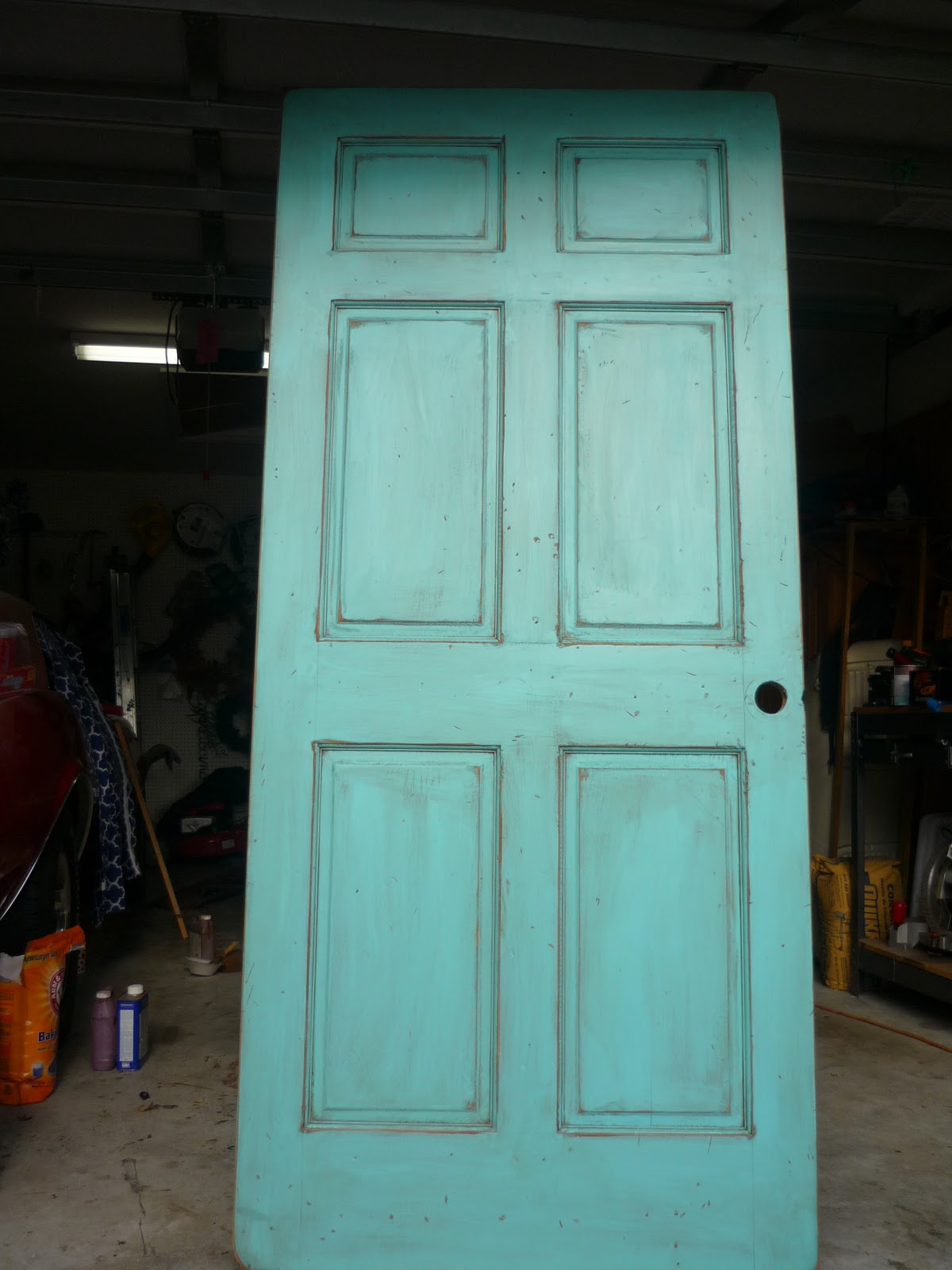 How Do You Do, Vicki Sue? How do you...make a door look old?