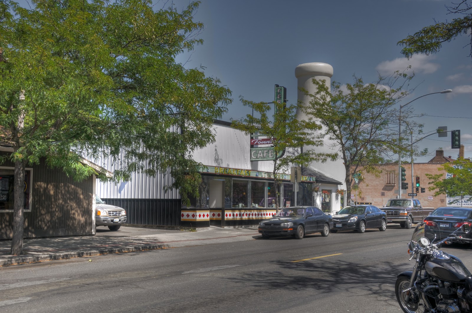 This Life in Ruins milk jug cafe, garland district, spokane