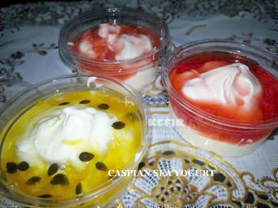 Sobremesas feitas com Iogurte grego de CSY - Caspian Sea Yogurt