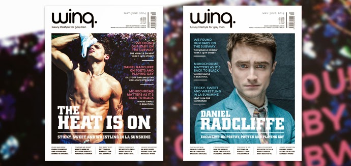 Gay mags of the month.