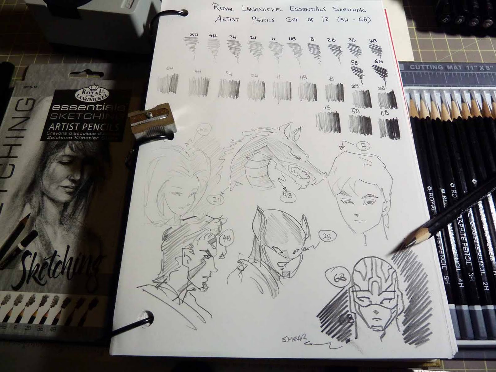 Art Supplies Reviews And Manga Cartoon Sketching Royal Langnickel