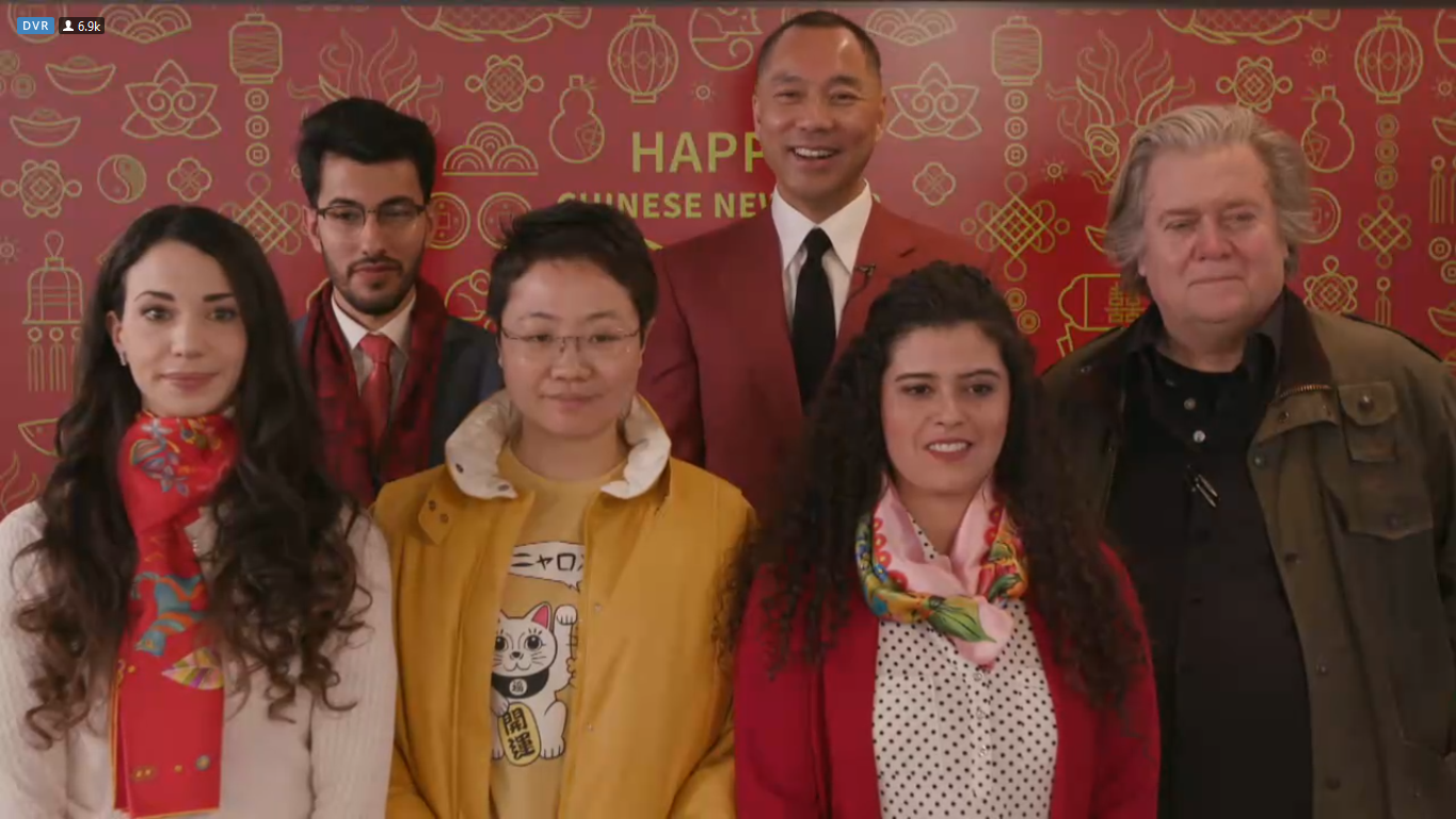 文字版 2020年1月24日庚子年 文贵看春晚 直播 挺郭灭共