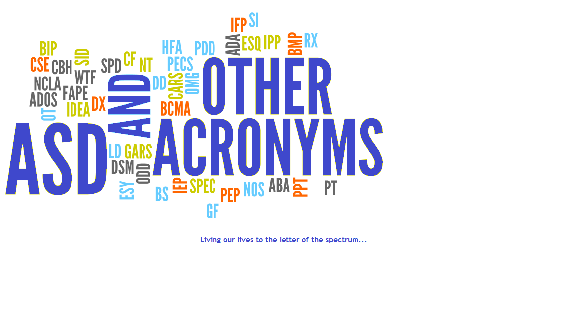 ASD and Other Acronyms