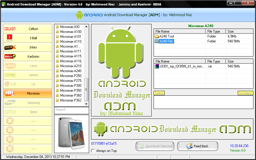 Adm Download Manager For Android