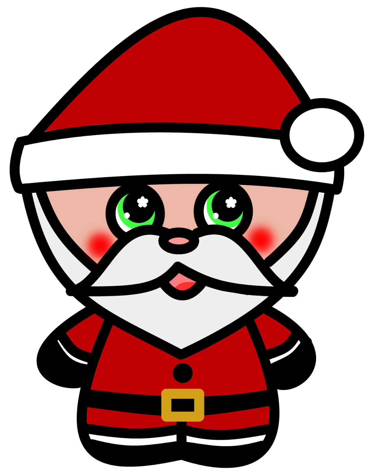 How To Draw Cartoons: Chibi Santa