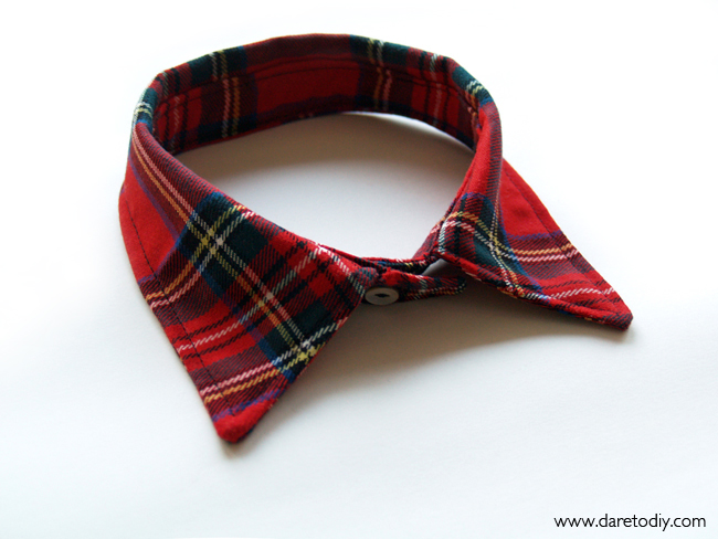 Dare To Diy Diy Como Hacer Un Falso Cuello De Camisa