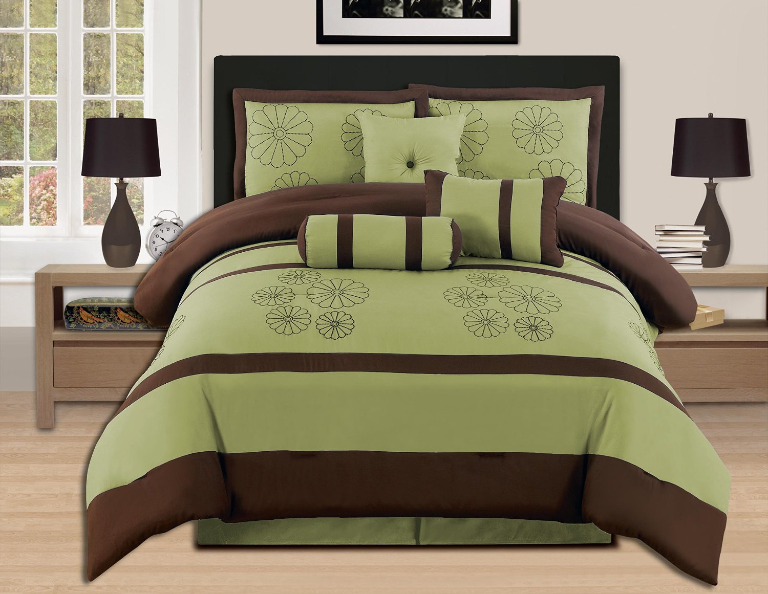 Olive Green Bedding Sets Green Serene on a Budget