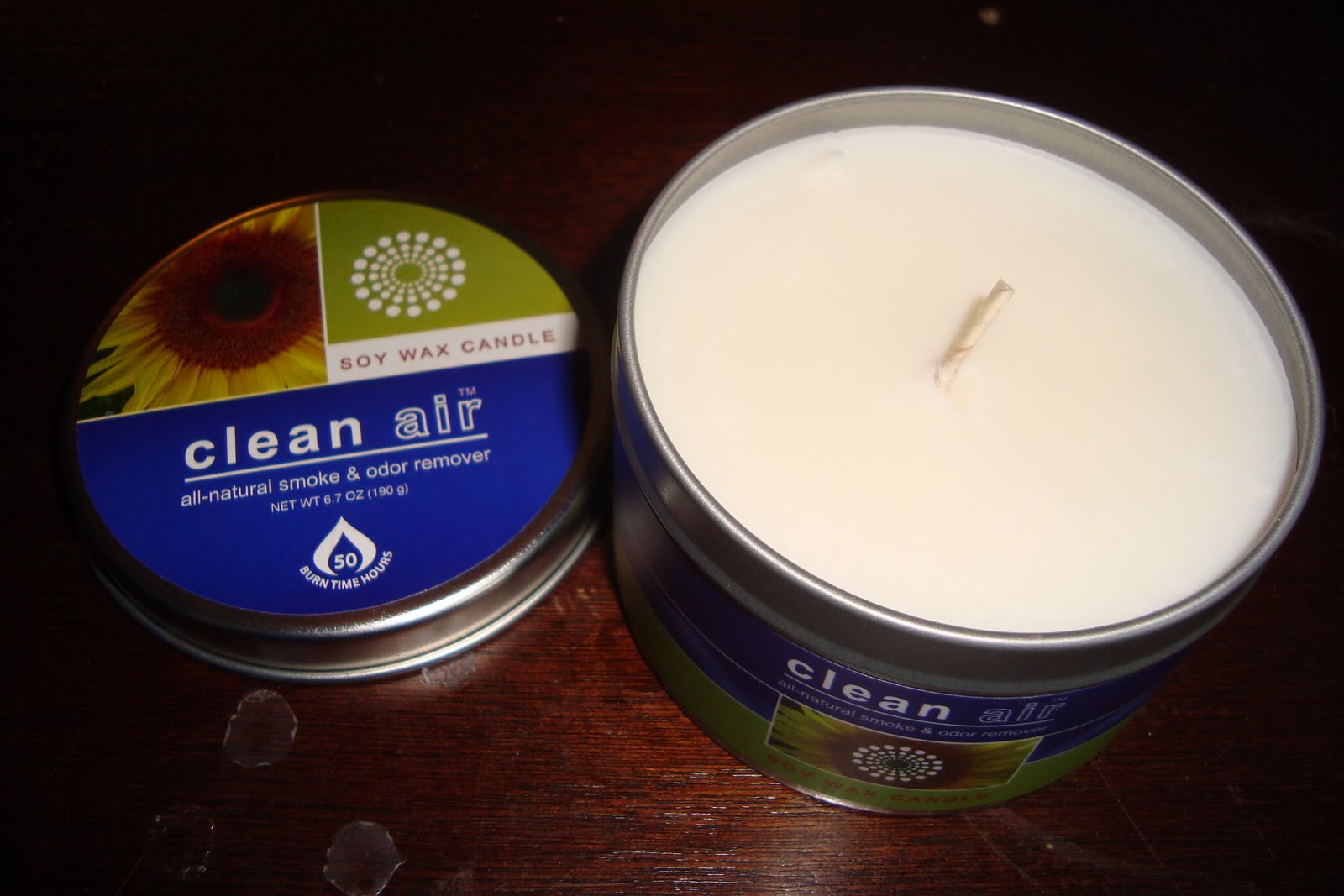 Trying To Go Green Way Out Wax Candle and clean air spray review