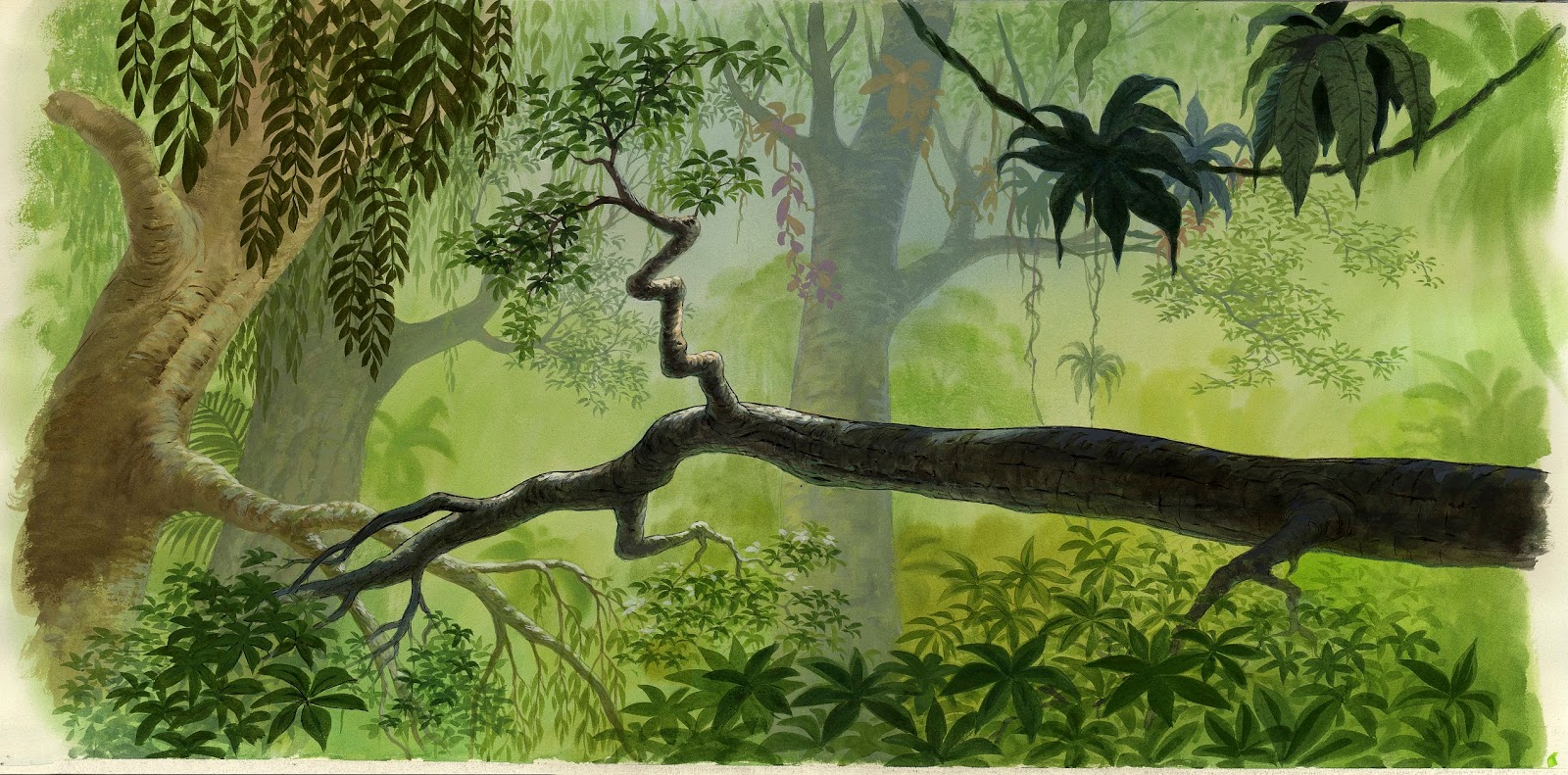 Deja View Jungle Book Layout Background II
