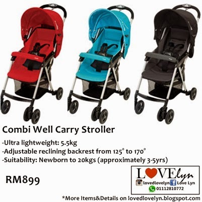 combi well carry stroller