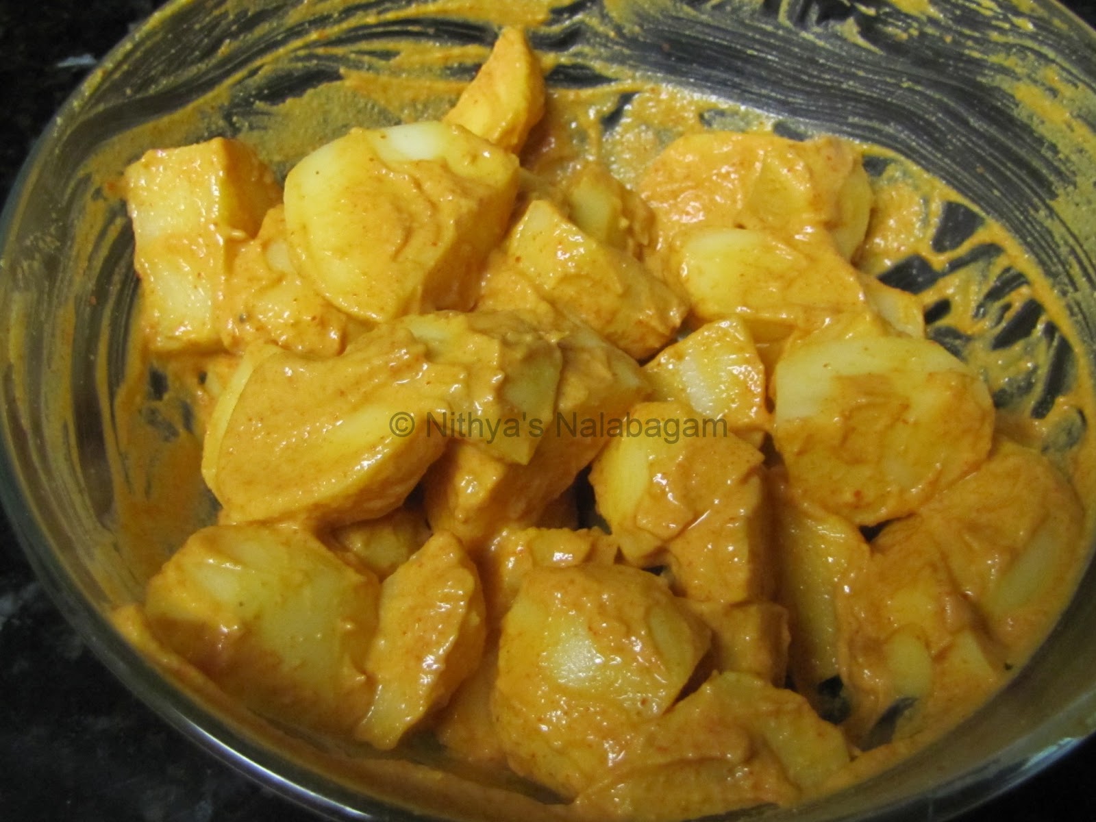 Potato Biryani Aloo Biryani in Pressure Cooker Nithya's Nalabagam