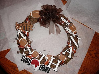 Day of Inspiration: Football Wreaths.